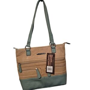 New Stone Mountain Geninue Leather Shoulder Bag
